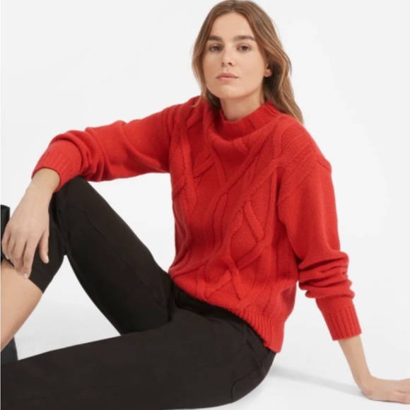 Everlane | Cable Mock Sweater - Picture 6 of 6